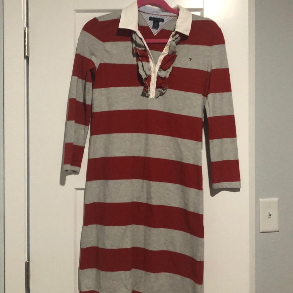 Ruffle Polo Dress